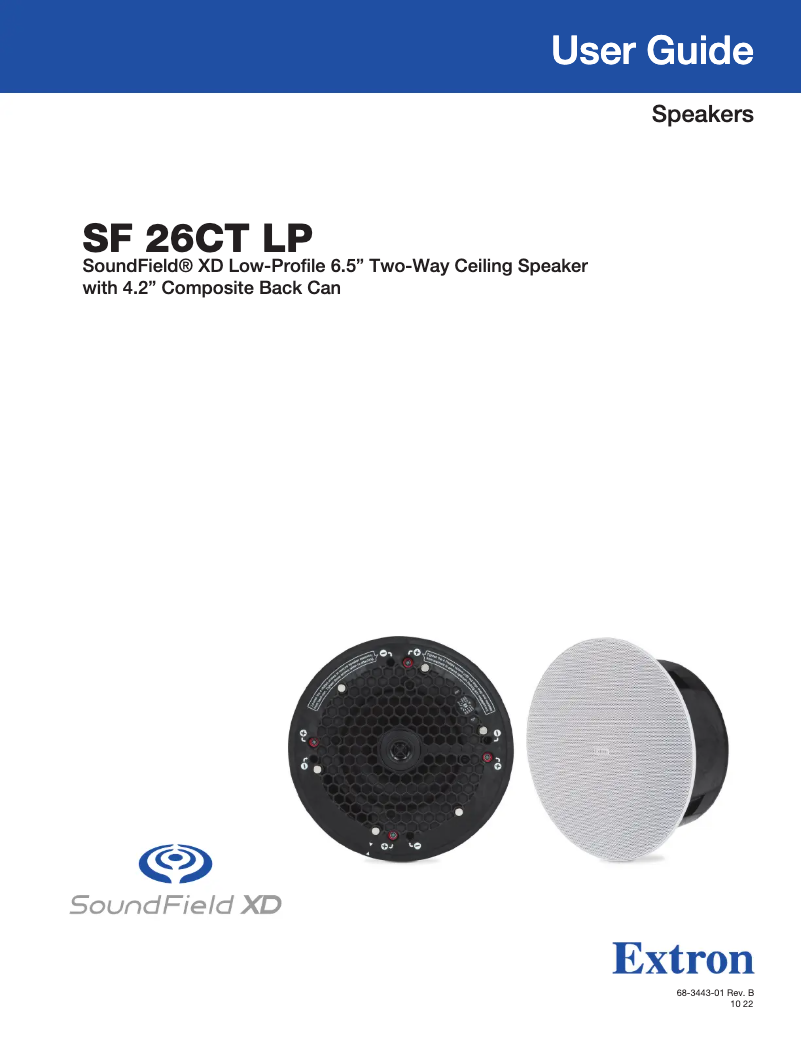 Image de la première page du manuel de l'appareil SF 26CT LP