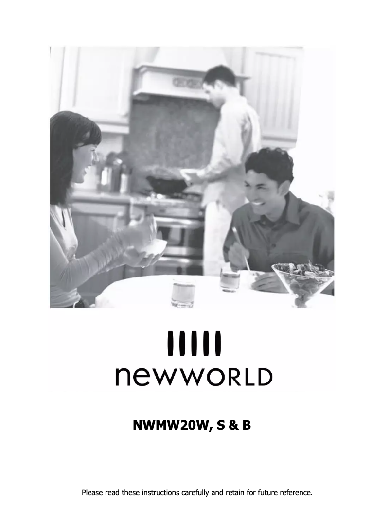 Page n°1 - Manuel utilisateur New World NWMW20S