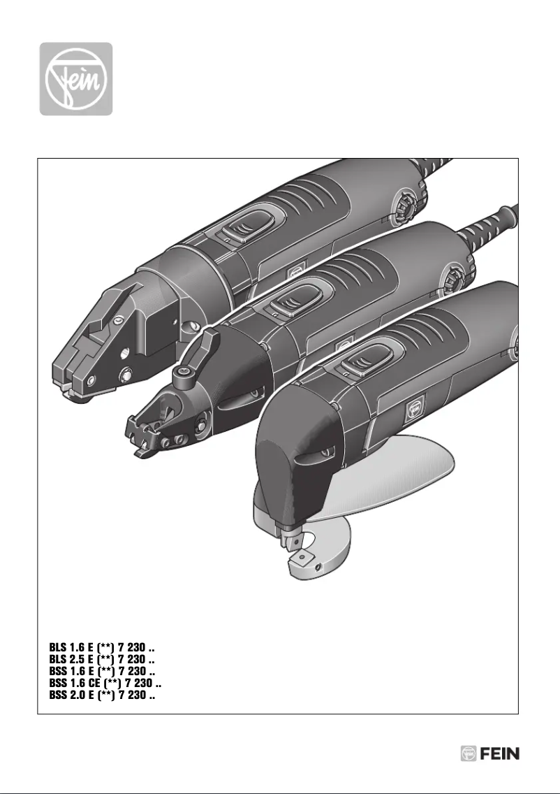 Página 1 del manual Manual de usuario Fein BSS 2.0 E