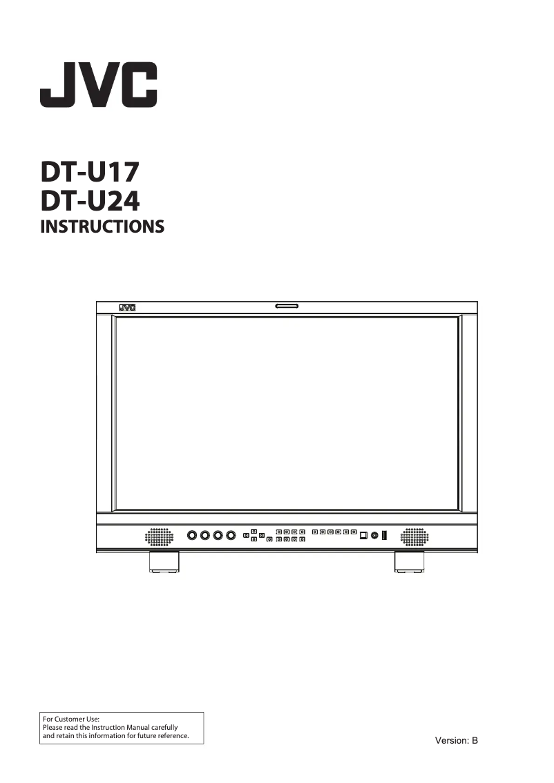 Image de la première page du manuel de l'appareil DT-U24