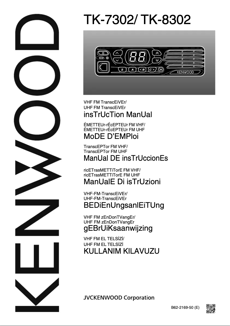 Page 1 de la notice Manuel utilisateur Kenwood TK-7302