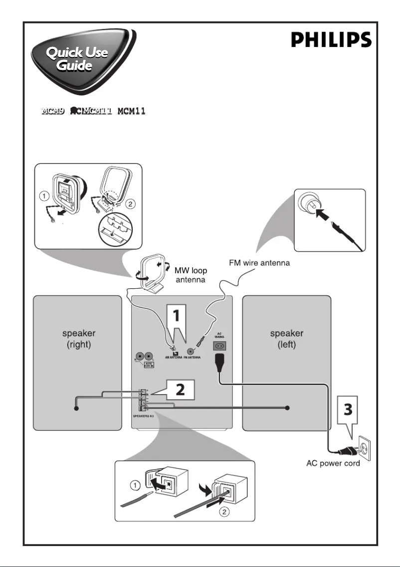 Image de la première page du manuel de l'appareil MCM9