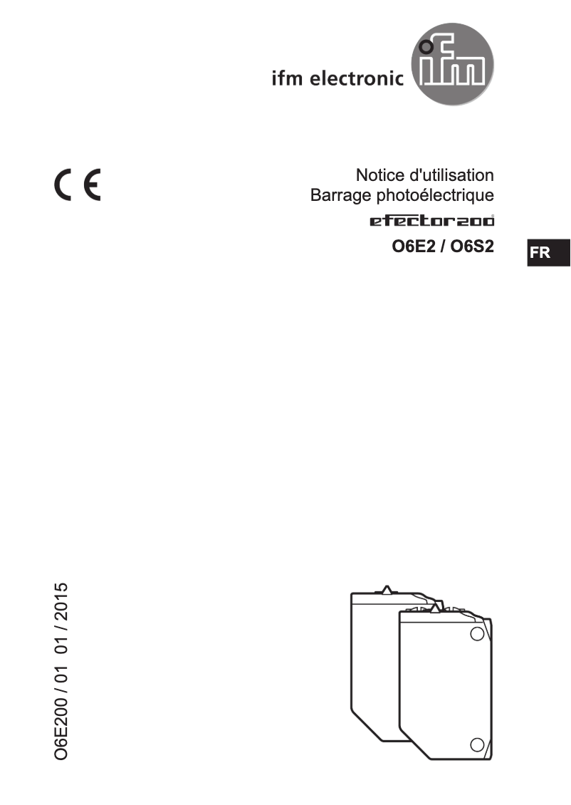 Image de la première page du manuel de l'appareil O6E202