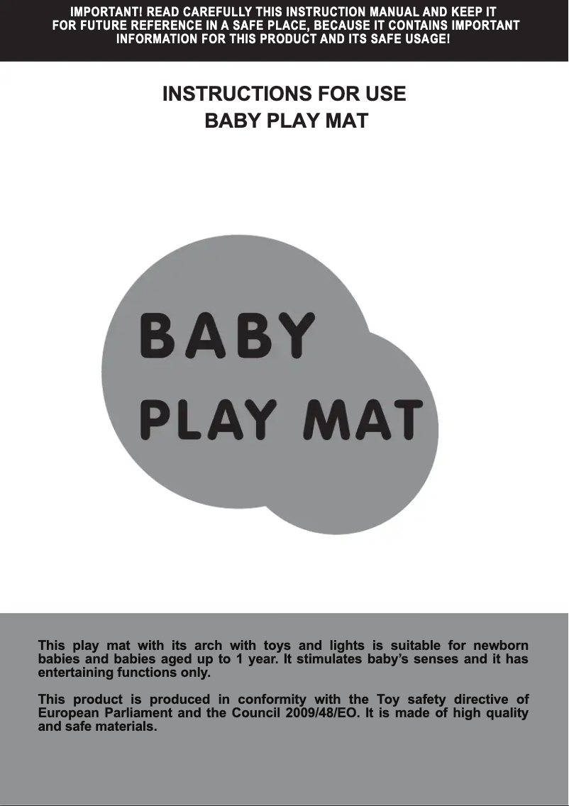 Page 1 de la notice Manuel utilisateur Chipolino Forest spring