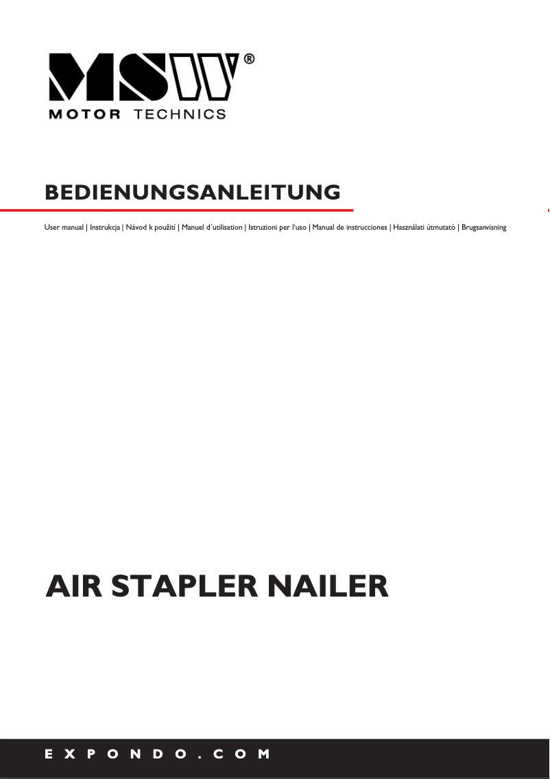 Página 1 del manual Manual de usuario MSW MSW-AIRS1290ASN