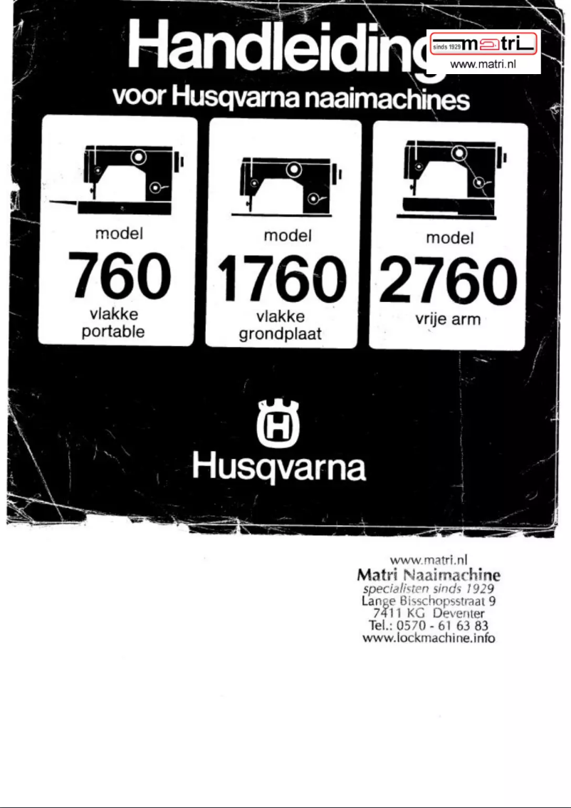 Page 1 de la notice Manuel utilisateur Husqvarna 2760
