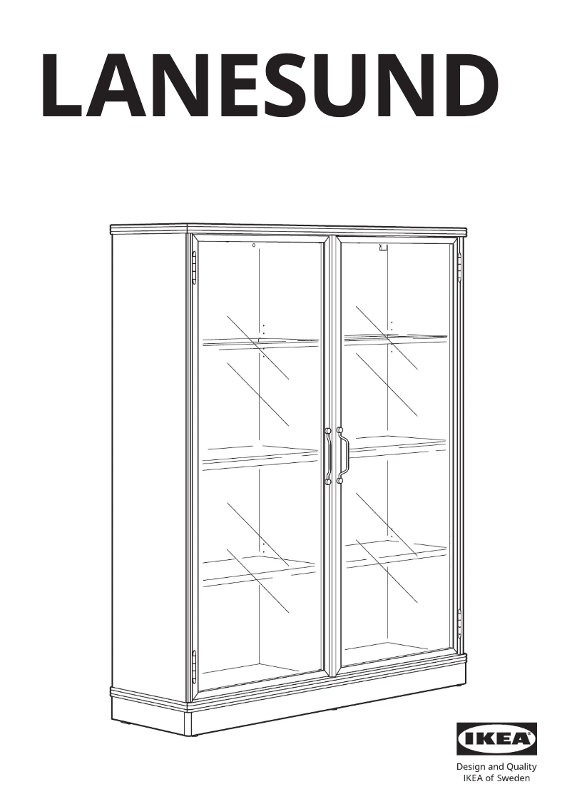 Page 1 de la notice Manuel utilisateur Ikea LANESUND 804.665.56