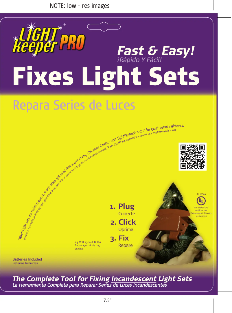Page n°1 - Manuel utilisateur LightKeeper Pro TEST-200