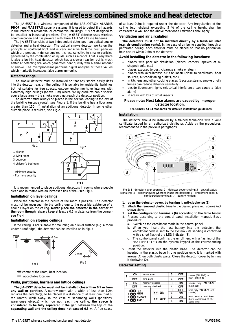 Page n°1 - Manuel utilisateur Joblotron JA-65ST