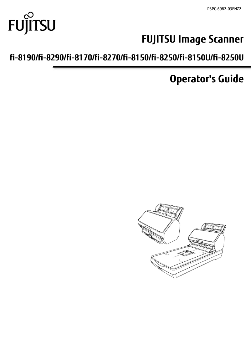 Page n°1 - Manuel utilisateur Fujitsu fi-8170