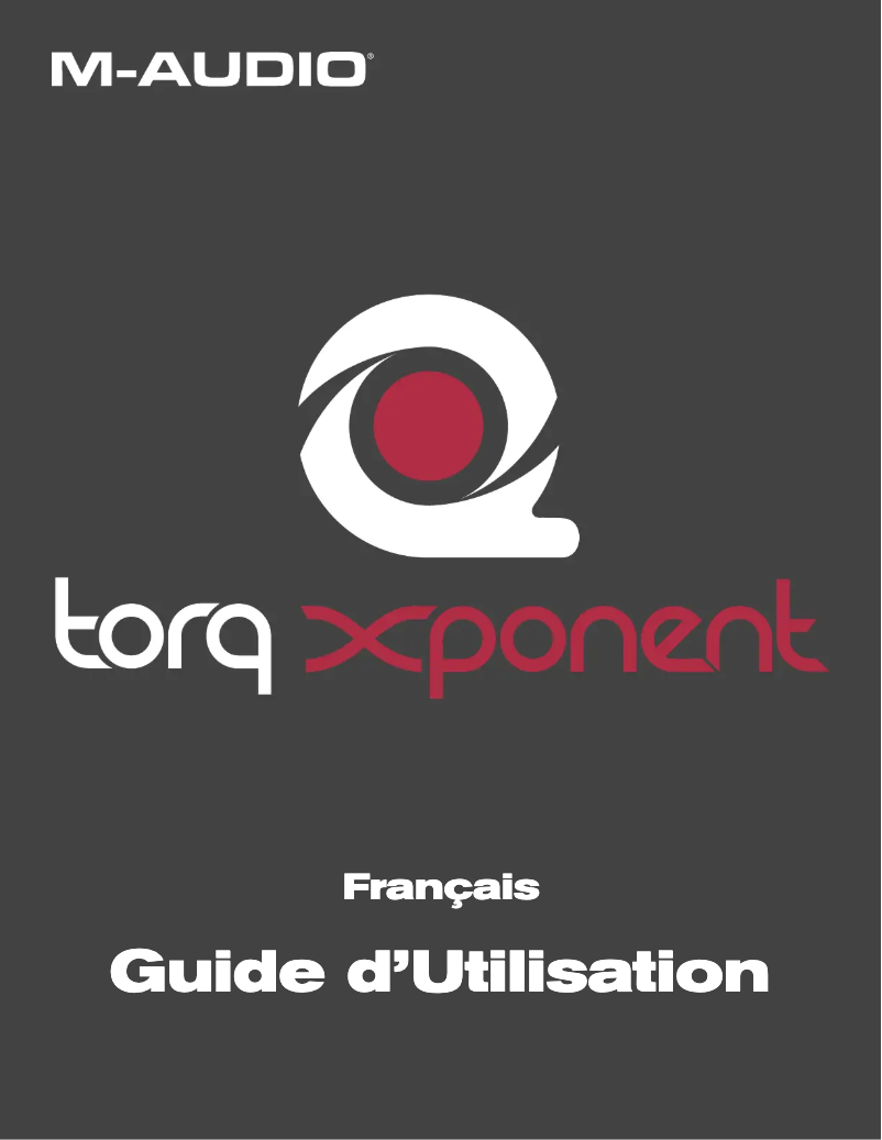Image de la première page du manuel de l'appareil Xponent
