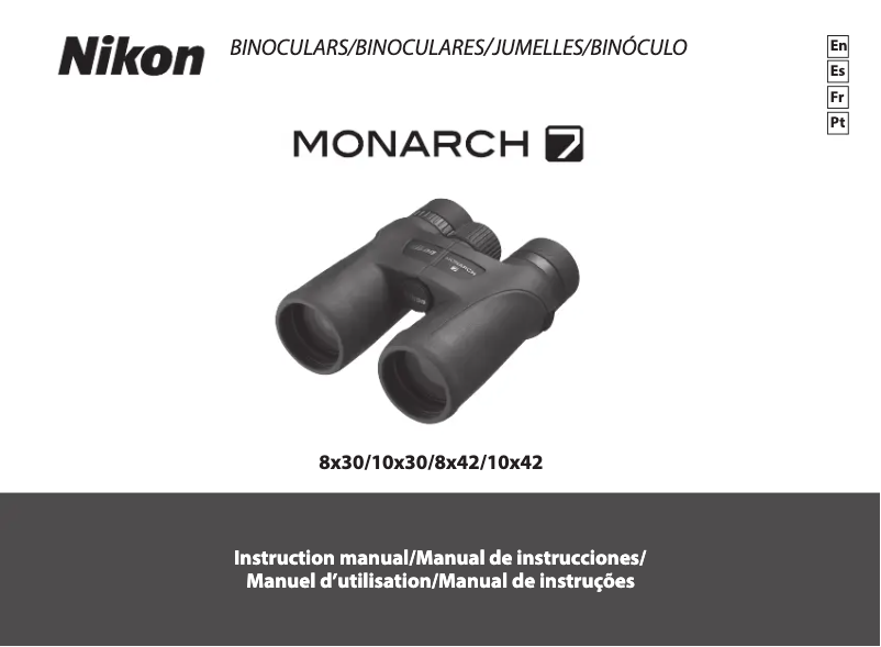 Page n°1 - Manuel utilisateur Nikon Monarch M7 10x30