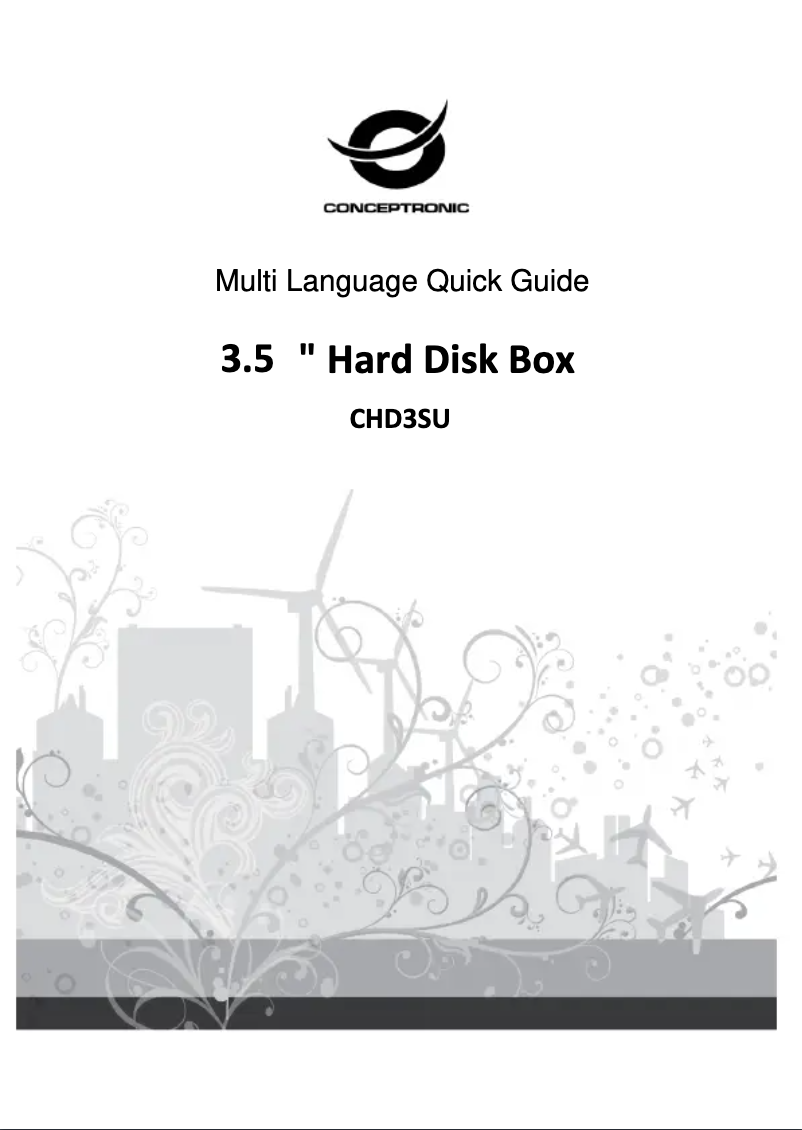 Image de la première page du manuel de l'appareil CHD3SU