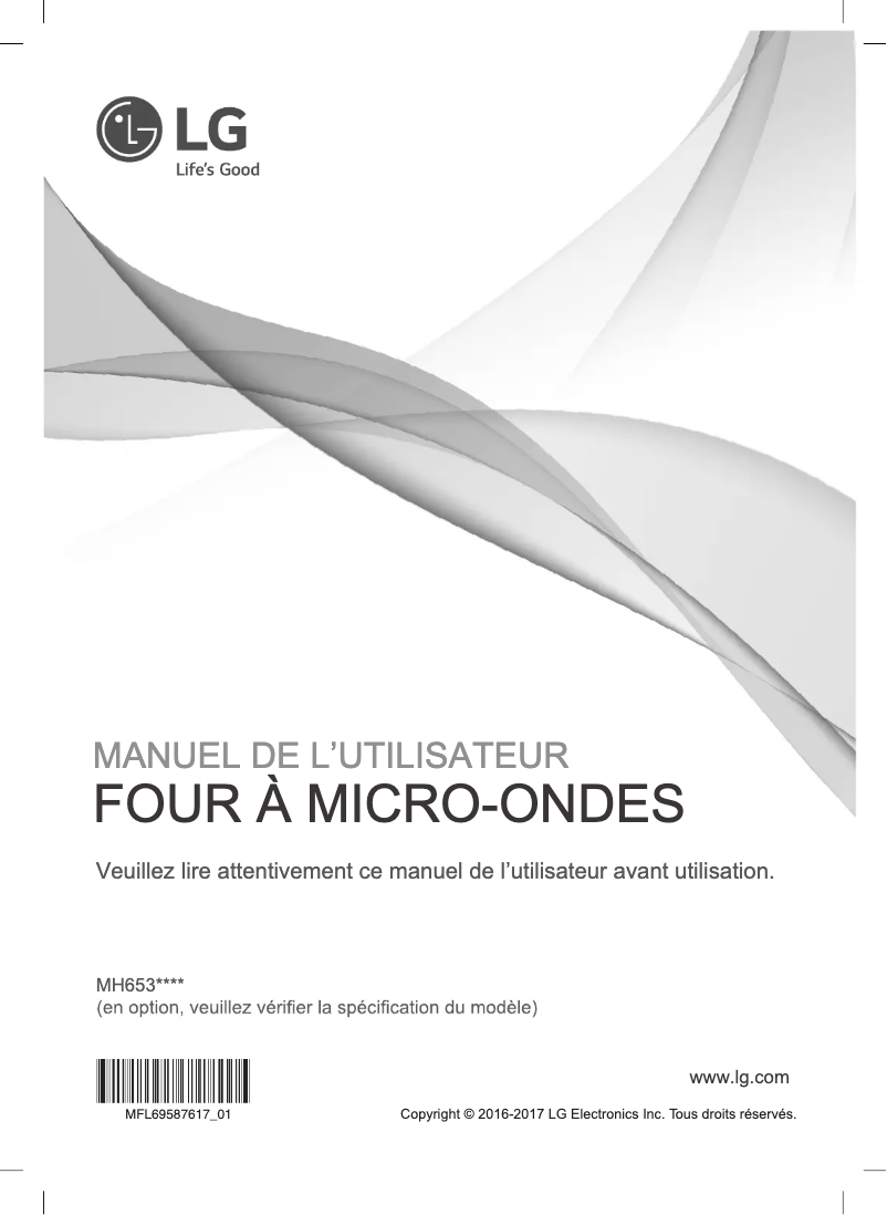 Page n°1 - Manuel utilisateur LG MH6535GDR