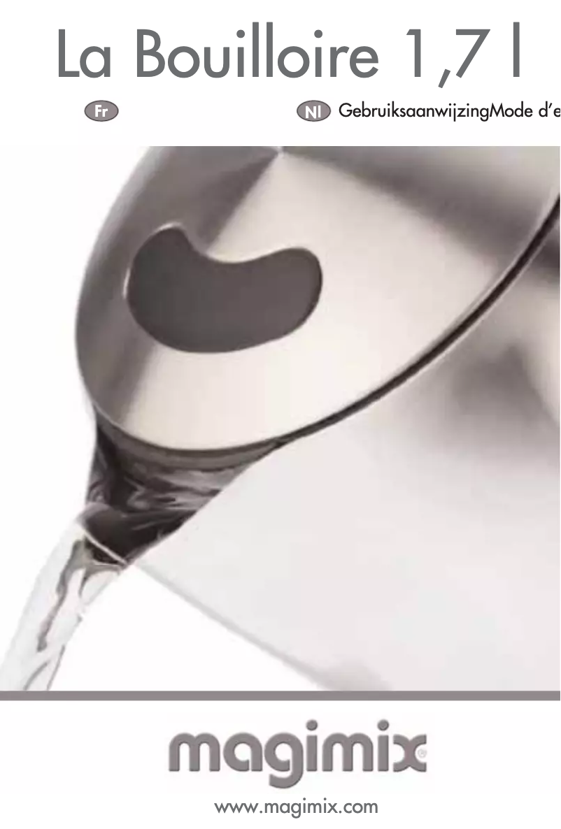 Image de la première page du manuel de l'appareil La Bouilloire 1.7L