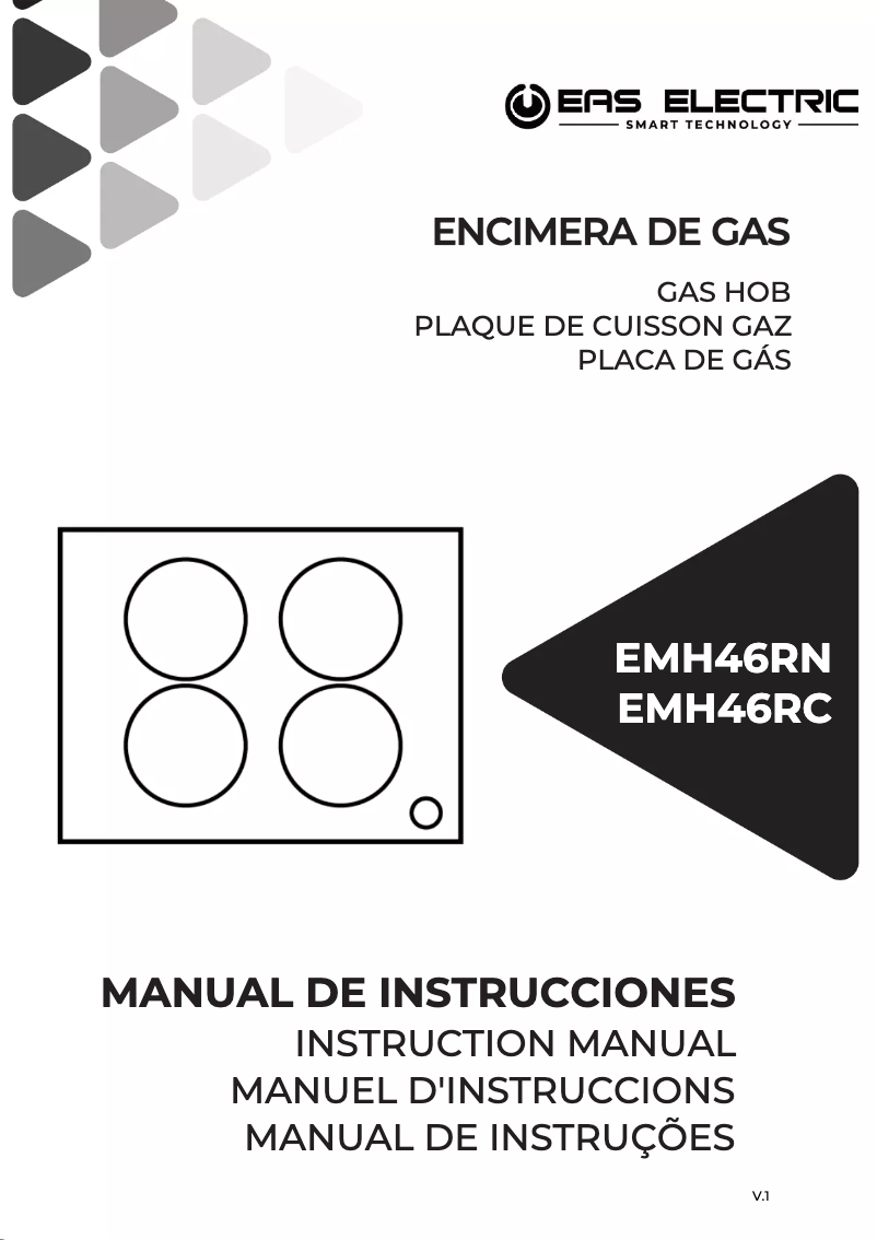 Page 1 de la notice Manuel utilisateur EAS Electric EMH46RN