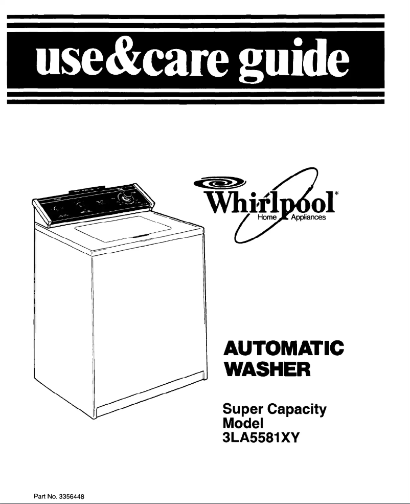 Page n°1 - Manuel utilisateur Whirlpool 3LA5581XY