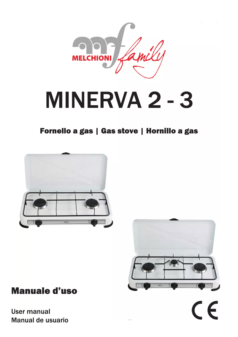 Page 1 de la notice Manuel utilisateur Melchioni Minerva 3