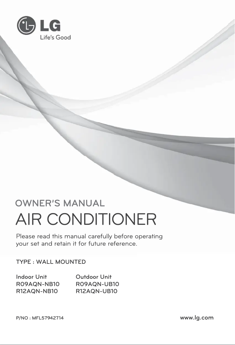 Page 1 de la notice Manuel utilisateur LG R24AQN-UC10