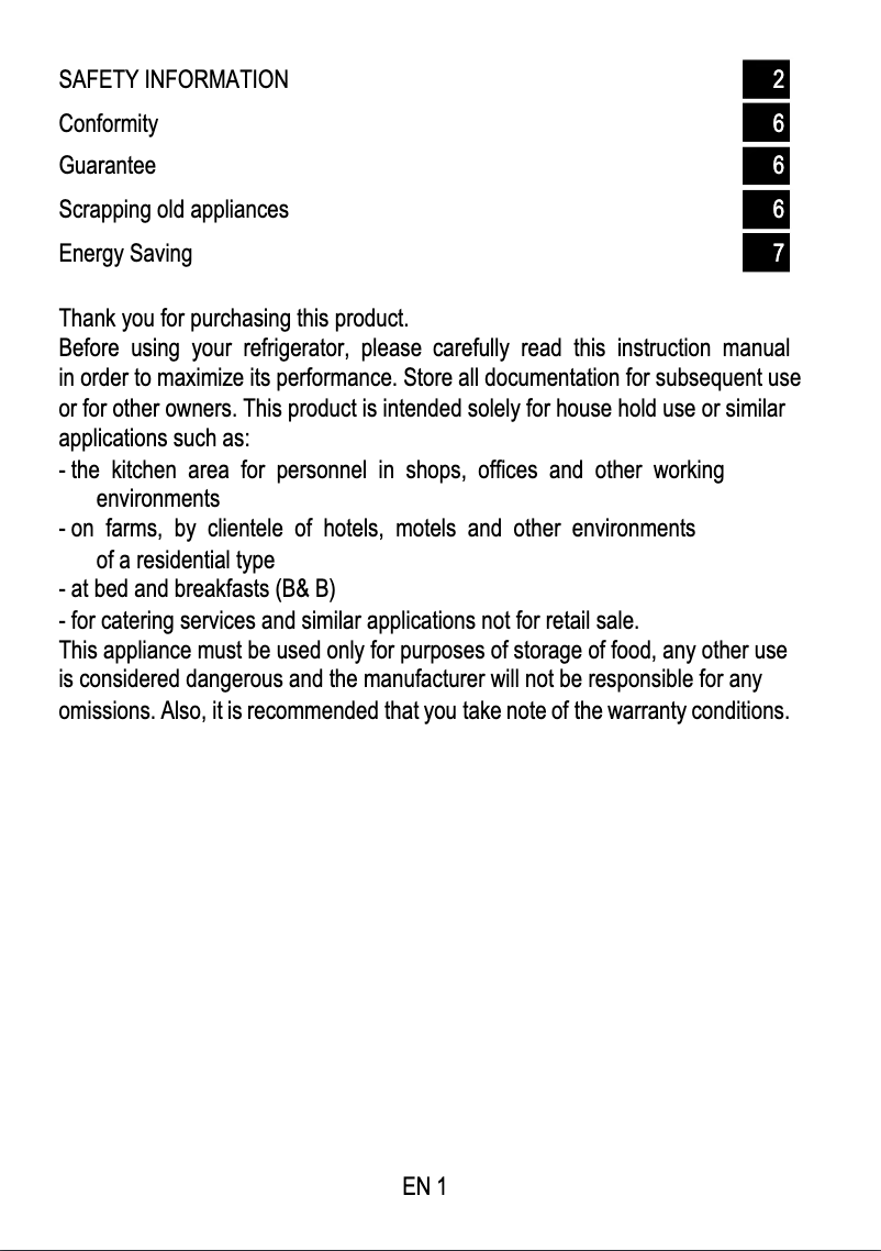Page n°1 - Instructions de sécurité Baumatic BBT3518EWK