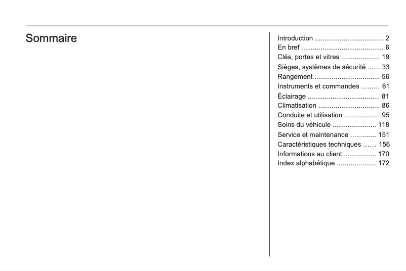Image de la première page du manuel de l'appareil Vivaro 2011