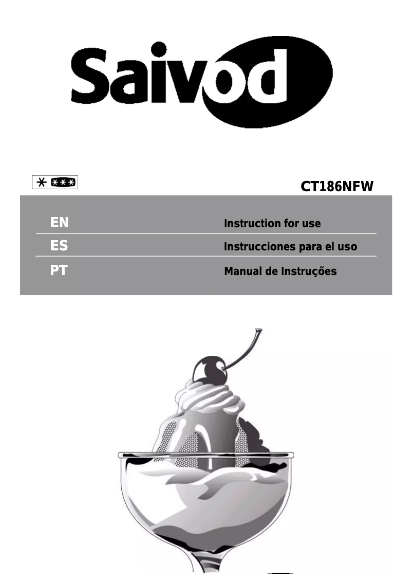 Image de la première page du manuel de l'appareil CT186NFW