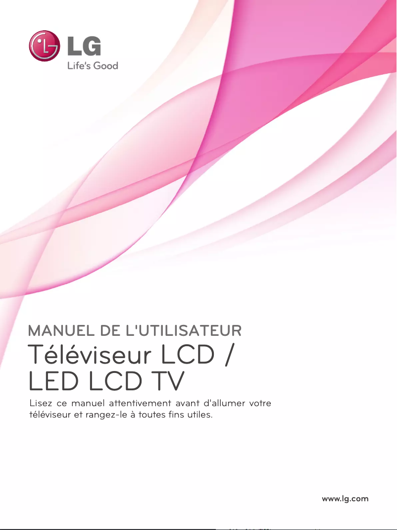 Page 1 de la notice Manuel utilisateur LG 47LE4600