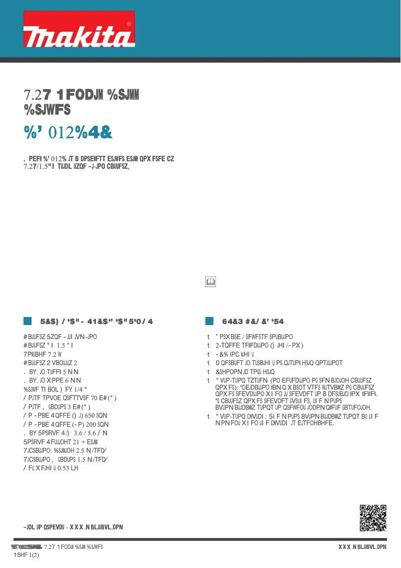 Image de la première page du manuel de l'appareil DF012