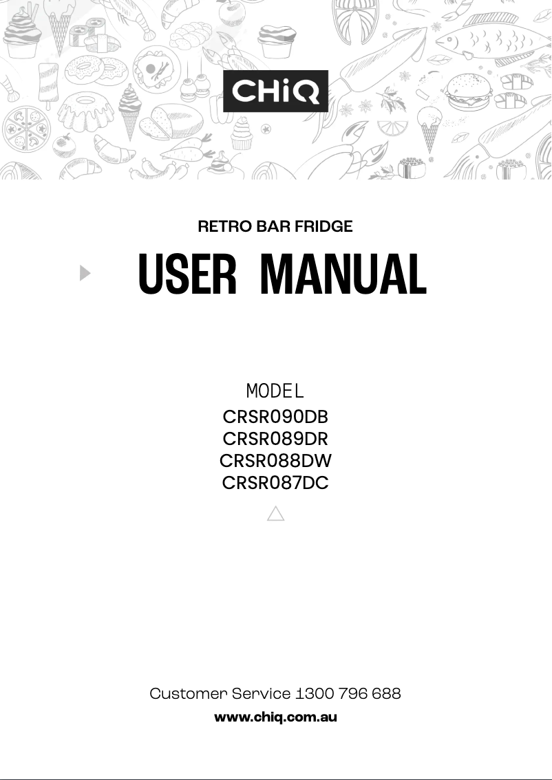 Page 1 de la notice Manuel utilisateur CHiQ CRSR089DR