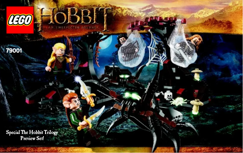 Imagen de la primera página del manual del dispositivo Escape from Mirkwood (TM) Spiders