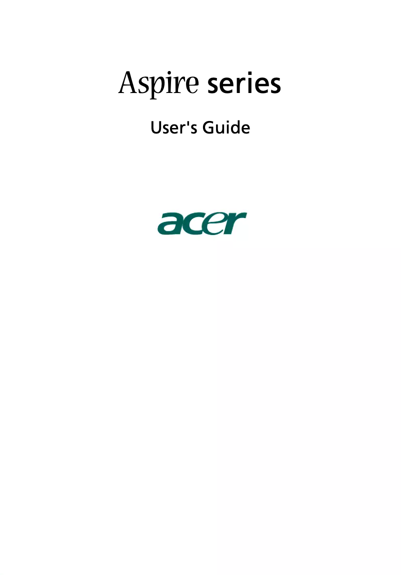 Page 1 de la notice Manuel utilisateur Acer Aspire M5641