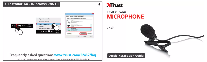 Page n°1 - Manuel utilisateur Trust Lava USB
