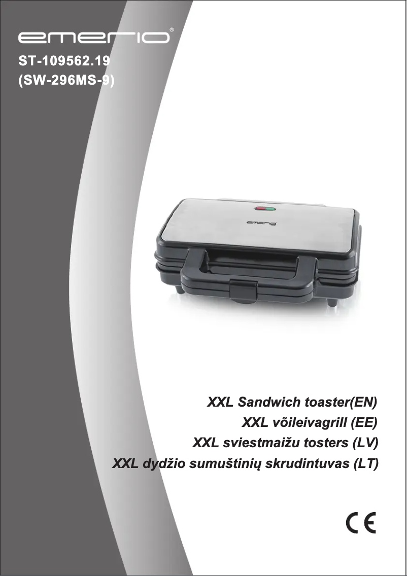 Página 1 del manual Manual de usuario Emerio ST-109562.19