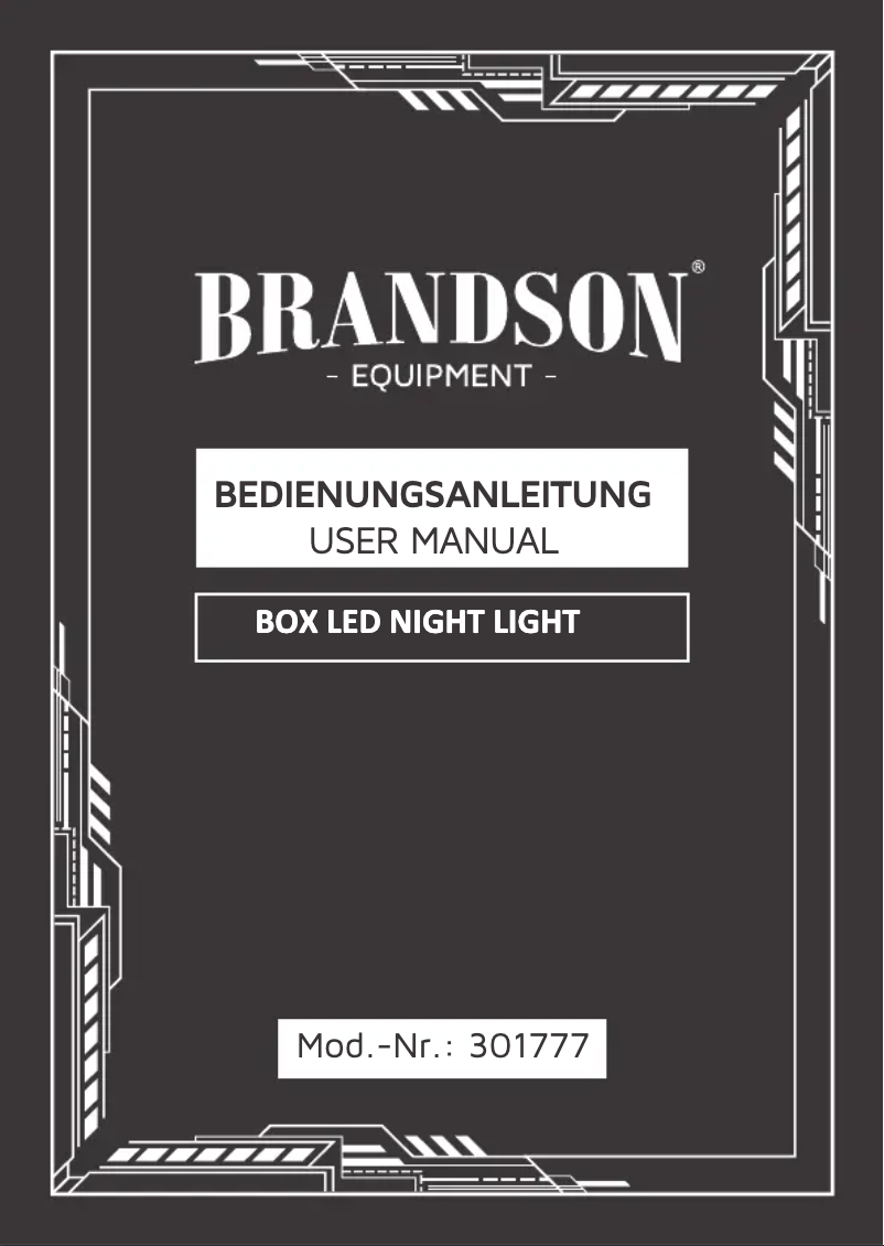 Page 1 de la notice Manuel utilisateur Brandson 301777