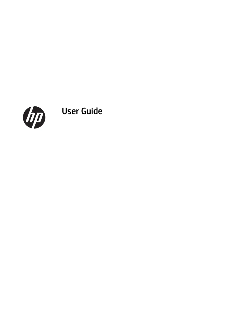 Page 1 de la notice Manuel utilisateur HP 24 All-in-One PC 24-f0300nd
