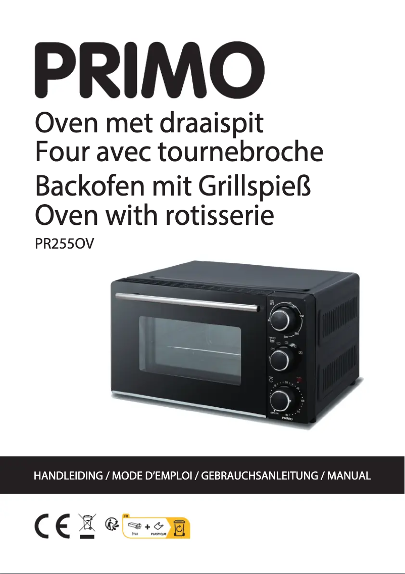 Image de la première page du manuel de l'appareil PR255OV