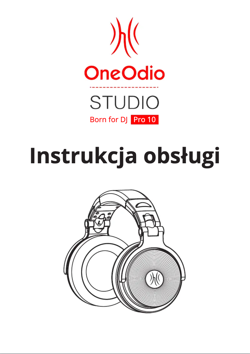 Page n°1 - Manuel utilisateur OneOdio Studio Pro 10