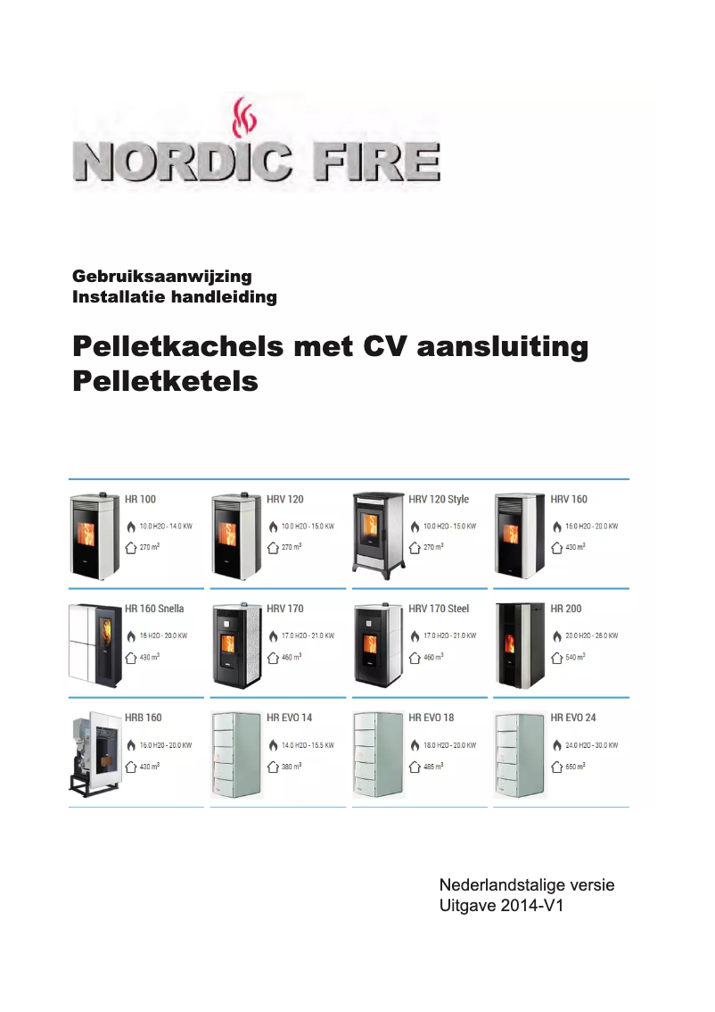 Page n°1 - Manuel utilisateur Nordic Fire HRV170
