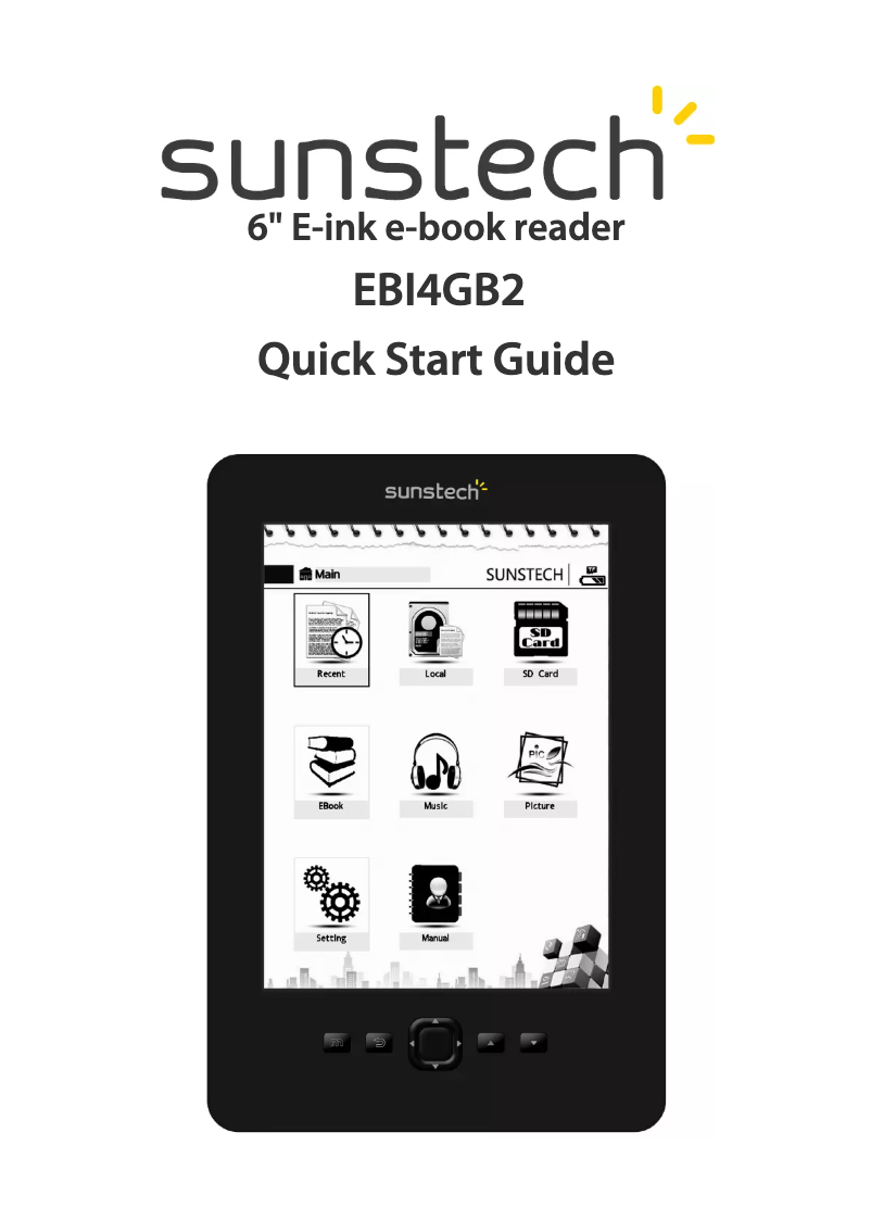 Page n°1 - Manuel utilisateur Sunstech EBI4GB2