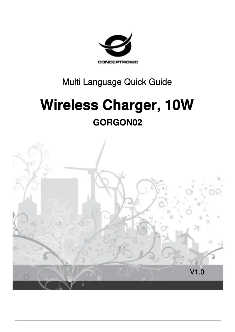 Page n°1 - Manuel utilisateur Conceptronic GORGON02