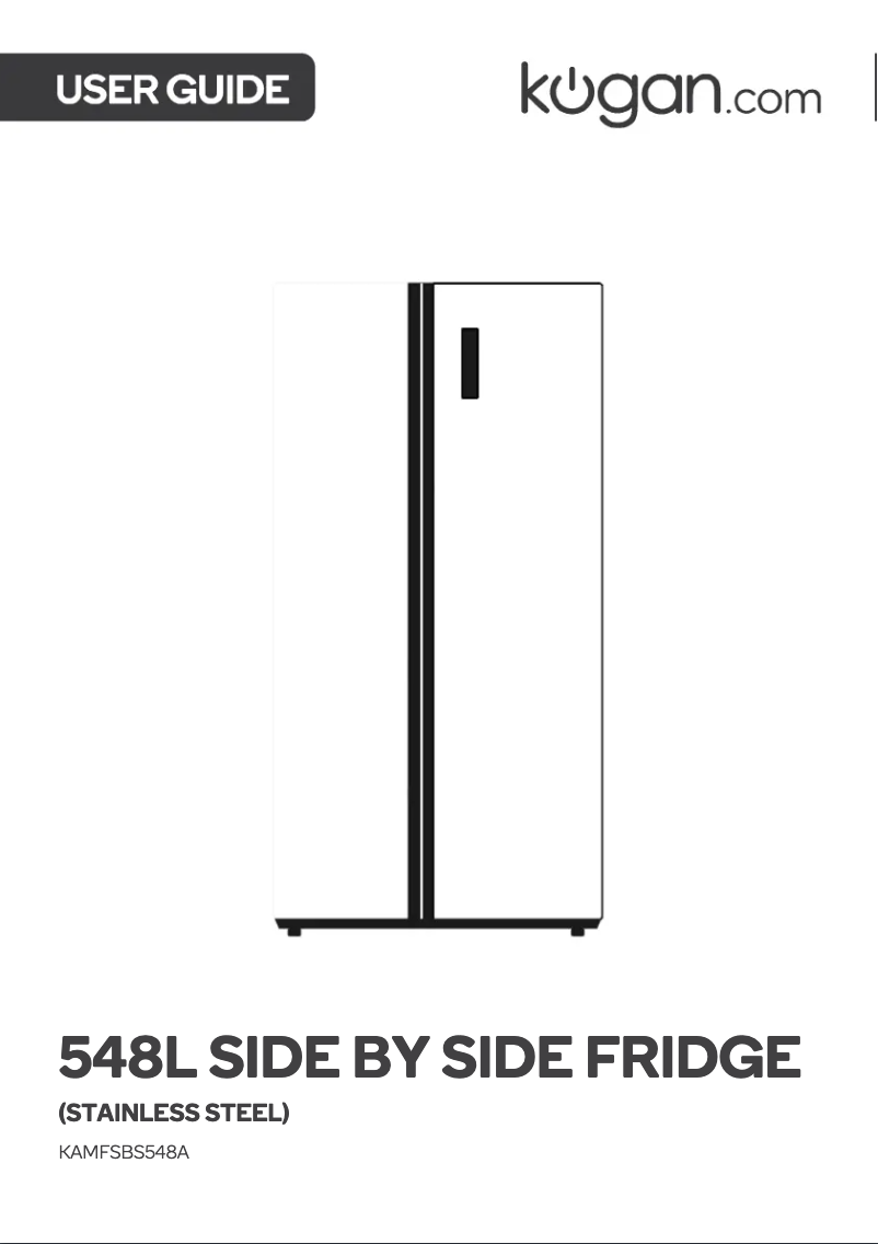 Page 1 de la notice Manuel utilisateur Kogan KAMFSBS548A