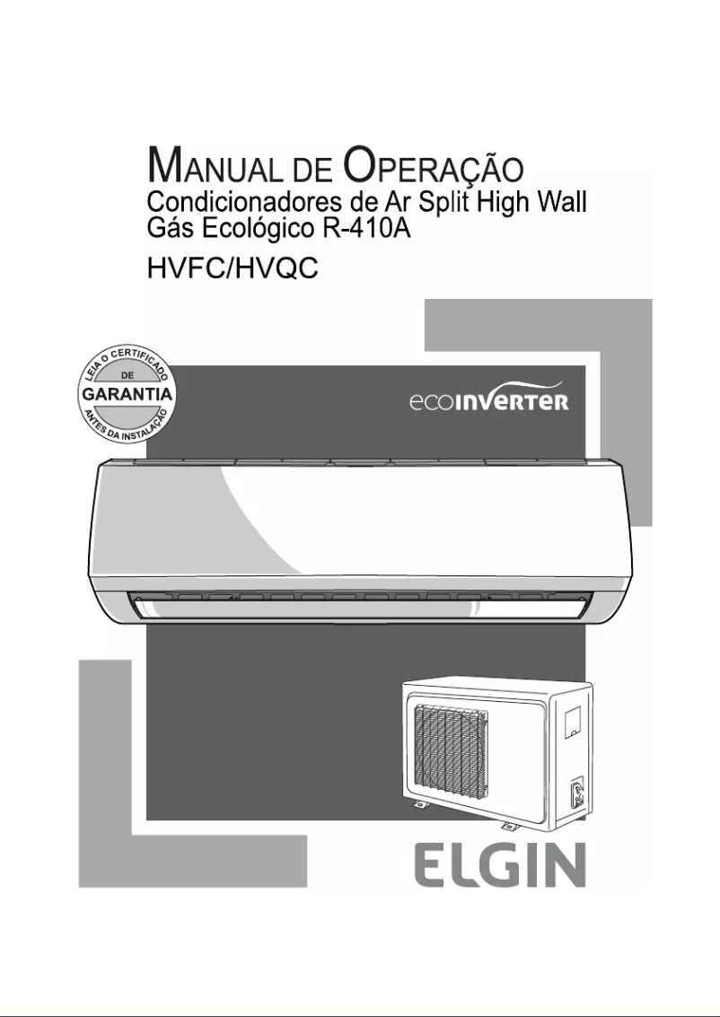 Page n°1 - Manuel utilisateur Elgin HVFI18B2IA