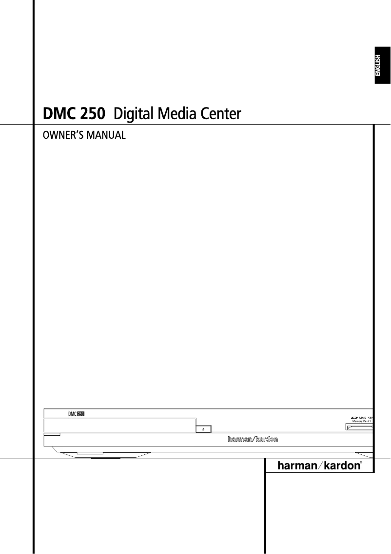 Page n°1 - Manuel utilisateur AKG DMC 250/230
