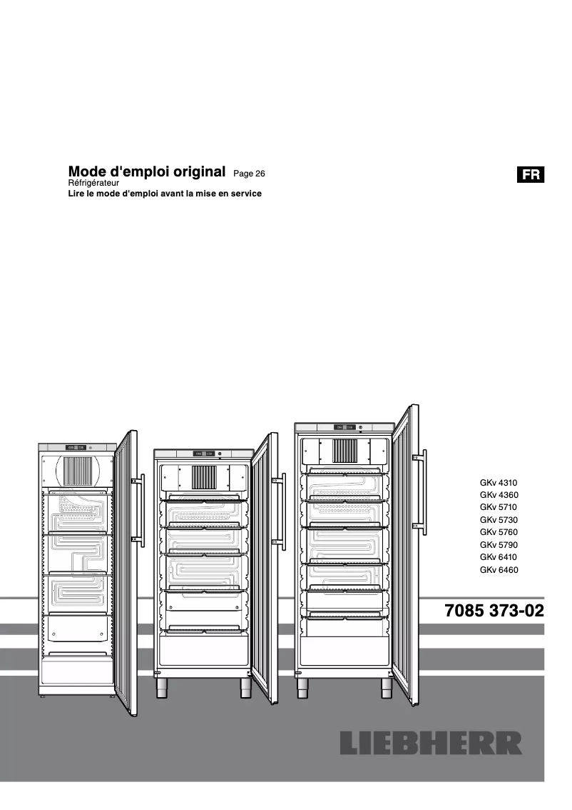 Image de la première page du manuel de l'appareil GKv 4360