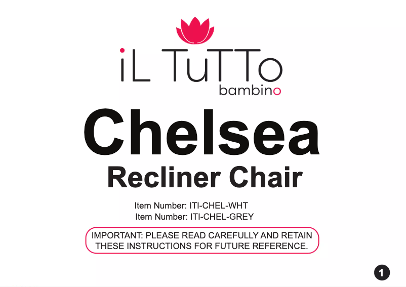 Page 1 de la notice Manuel utilisateur iL Tutto Chelsea