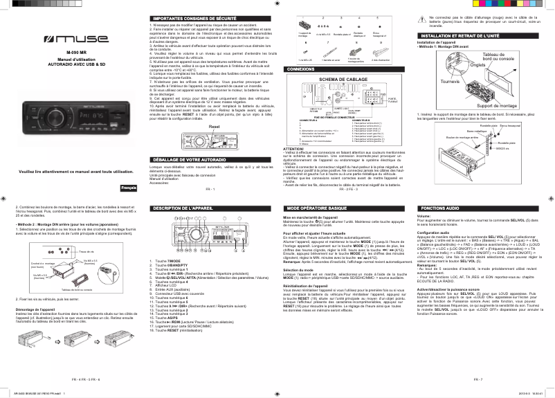 Imagen de la primera página del manual del dispositivo M-081 R