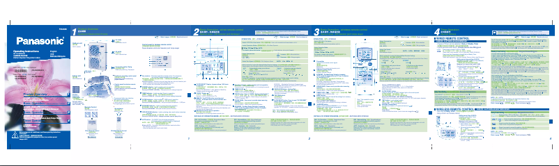 Page 1 de la notice Manuel utilisateur Panasonic CS-D34DB4H5