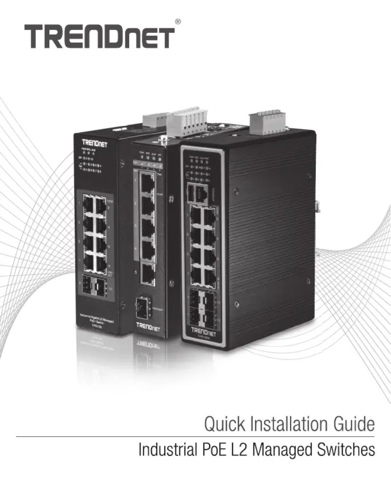 Page n°1 - Manuel utilisateur TRENDnet TI-PG541i