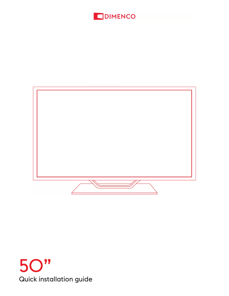 Página 1 del manual Manual de usuario Dimenco DM504MAS