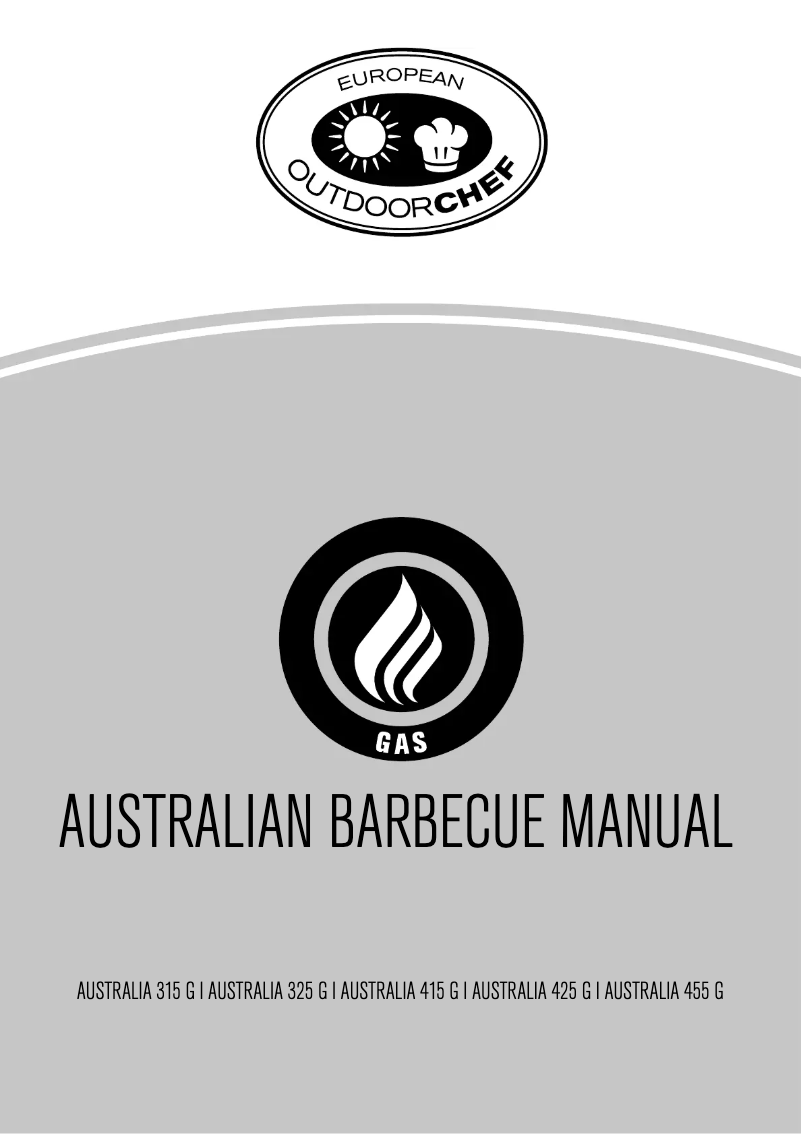 Page 1 de la notice Manuel utilisateur Outdoorchef Australia 325 G
